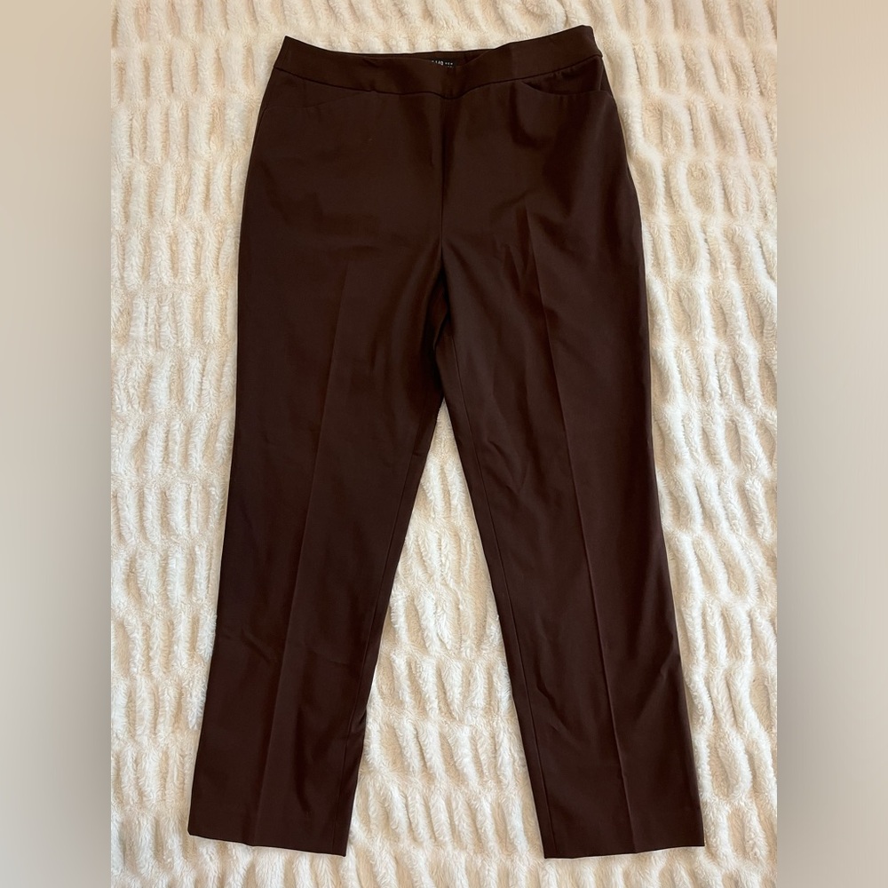 Lafayette 148 New York‎ Brown Dress Pants Size 12
